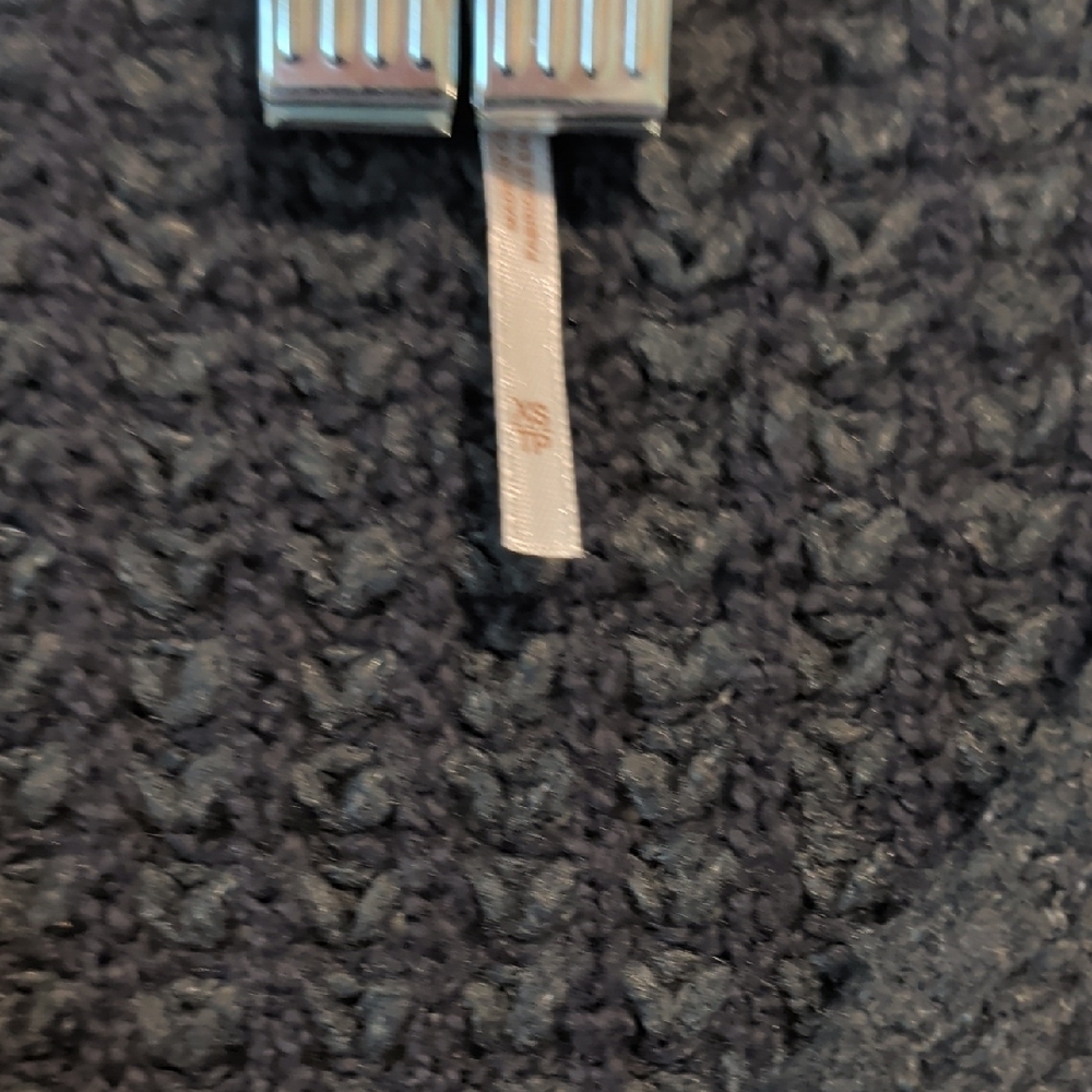 Free People Cozy Black Button-Up Sweater - Picture 2 of 6